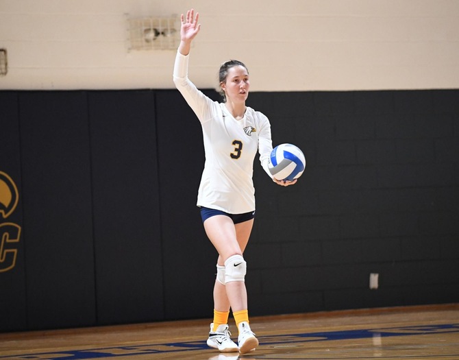 Women's Volleyball Drops Non-Conference Bout with Hunter