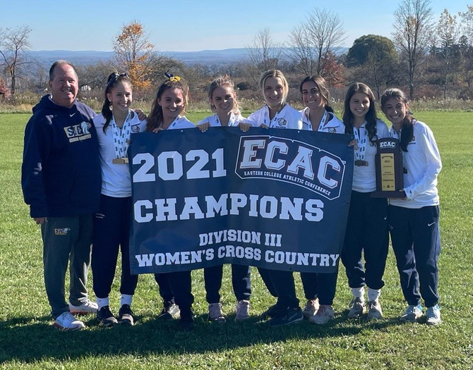 Women's Cross Country Wins 2nd-Straight ECAC Title